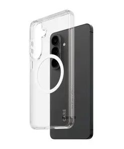 CARE Urban Explorer Case Clear w. White Qi Samsung Galaxy S26+