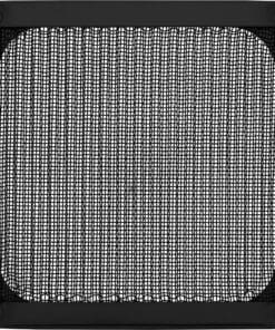 Alternative view of InLine® Lüftergitter, Aluminium Filter, 92x92mm, schwarz, schwarz