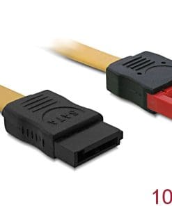 Delock Kabel SATA Verlängerung Stecker-Buchse 100cm gelb