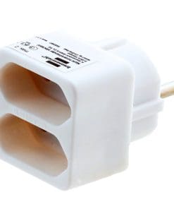 Brennenstuhl Steckdosen-Adapter Euro 2, weiß