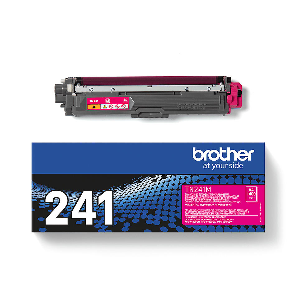 Brother Toner TN-241M Magenta (ca. 1400 Seiten) Brother Toner TN-241M Magenta (ca. 1400 Seiten) – Bild 2