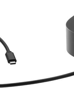 HP USB-C Dockingstation G5 100W Seien Sie mit nur einem Kabel schnell einsatzbereit und verbinden Sie Ihr USB-C-fähiges Notebook mit Ihren Displays, Geräten und kabelgebundenen Netzwerken mit der vielseitigen, eleganten und platzsparenden HP USB-C-Dockingstation G5.