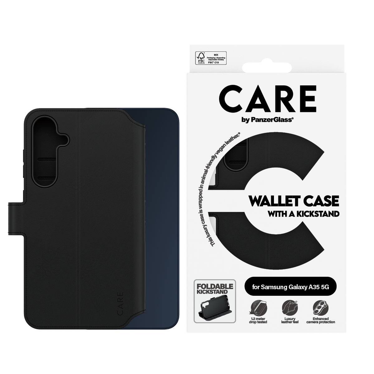 CARE Feature Wallet Case Kickstand Samsung A35 5G CARE Feature Wallet Case Kickstand Samsung A35 5G – Bild 3
