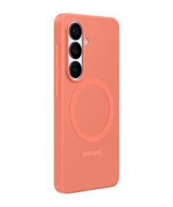 Alternative view of Samsung Silicone Magnet Case Galaxy S26, Coralred