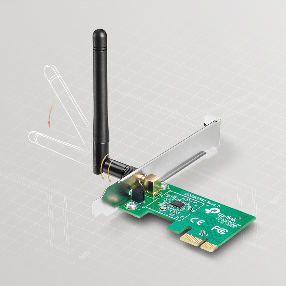 TP-Link TL-WN781ND 150Mbps WLAN N PCI Express Adapter TP-Link TL-WN781ND 150Mbps WLAN N PCI Express Adapter – Bild 4