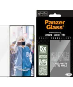 Alternative view of PanzerGlass Ceramic Screen Protector Galaxy S25 Ultra