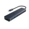 Hyper HyperDrive EcoSmart Gen.2 Universal USB-C 7-in-1 Hub HyperDrive Next 4-Port-USB-C-Hub – die tragbare Konnektivitätslösung für YouTuber, Videobearbeiter, Fotografen und mehr. Mit der erweiterten 4K 60 Hz-Monitorunterstützung für Mac, PC und Chromebook sowie 4 ultraschnellen Anschlüssen können Sie Ihr kreatives Potenzial zu Hause oder unterwegs freisetzen. Erleben Sie doppelt schnellere Dateiübertragungen mit den 10-Gbit/s-USB-Anschlüssen, laden Sie Ihr Gerät mit einem 100-W-PD-Power-Pass-Through-Anschluss auf und treffen Sie eine nachhaltige Wahl mit der EcoSmart-Technologie.
