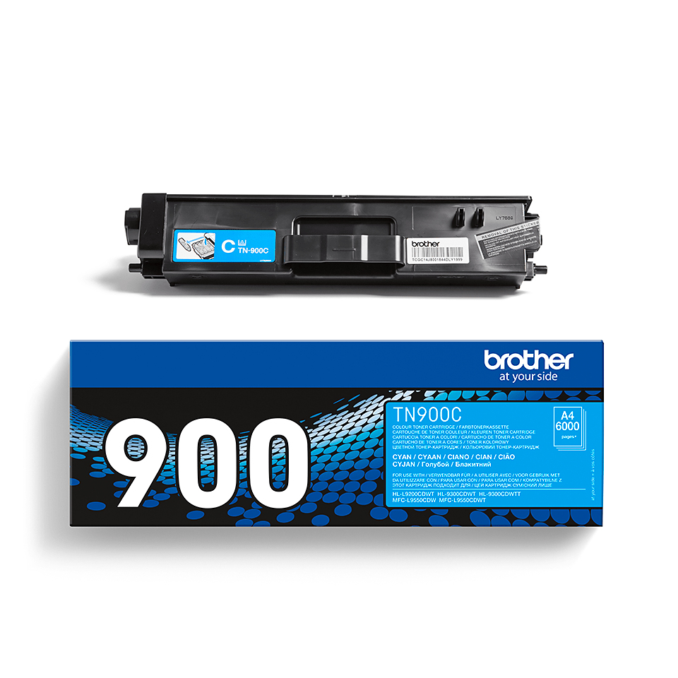 Brother Toner TN-900C Cyan (ca. 6000 Seiten) Brother Toner TN-900C Cyan (ca. 6000 Seiten) – Bild 4