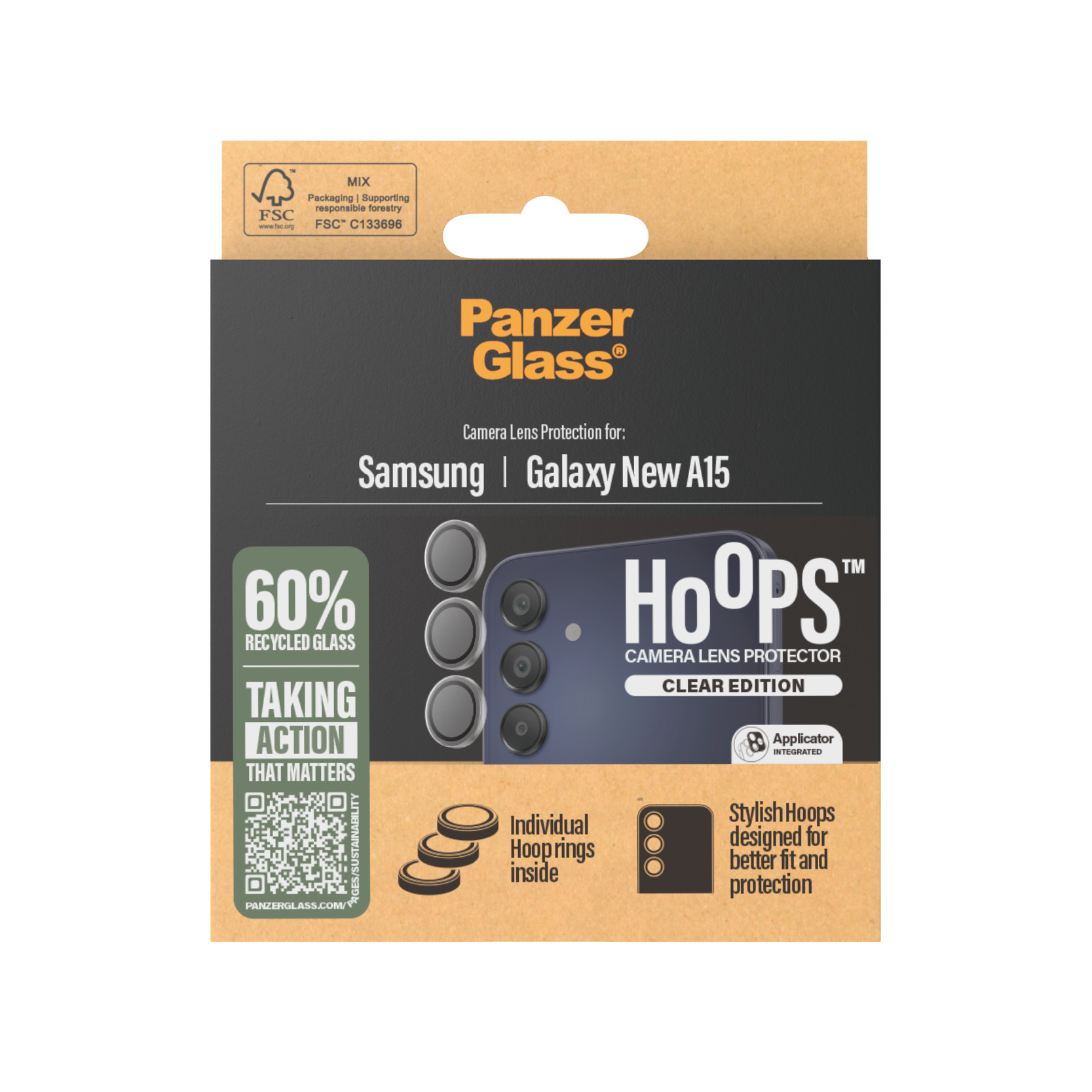 PanzerGlass Hoops Clear Lens Protector Samsung A16 PanzerGlass Hoops Clear Lens Protector Samsung A16 – Bild 3