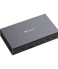 Alternative view of Verbatim USB-C Pro Dockingstation CDS-17 mit HDMI/4K/RJ45/USB-A/USB-C/SD
