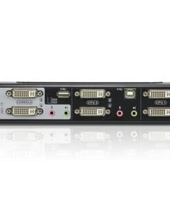 Alternative view of ATEN CS1642A KVMP-Switch, 2-fach, Dual-DVI, USB 2.0, Audio