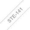 Schablonenband STe-141 für Beschriftungen (BxL 18mm x 3m) Brother TZe435 - Weiß auf Rot - Rolle (1,2 cm x 8 m) 1 Rolle(n) laminiertes Band - für P-Touch PT-1010, D210, D450, D800, E110, E550, H107, H110, H200, P300, P750, P900, P950