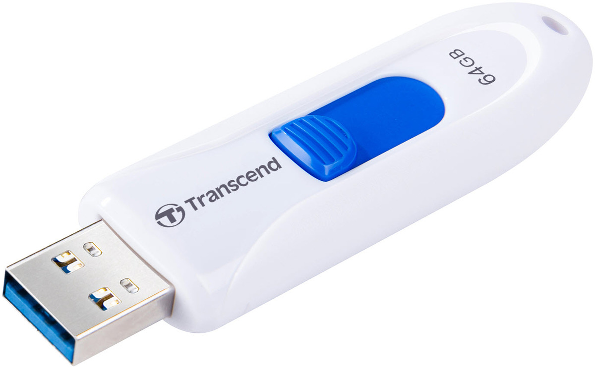 Transcend 64GB JetFlash 790 USB 3.1, Weiß Transcend 64GB JetFlash 790 USB 3.1, Weiß