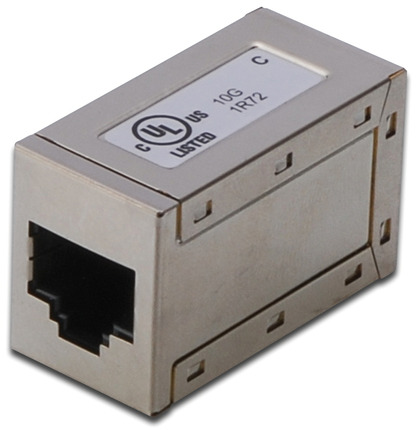 DIGITUS CAT 6, modulare Kupplung, geschirmt, 8P8C DIGITUS CAT 6, modulare Kupplung, geschirmt, 8P8C