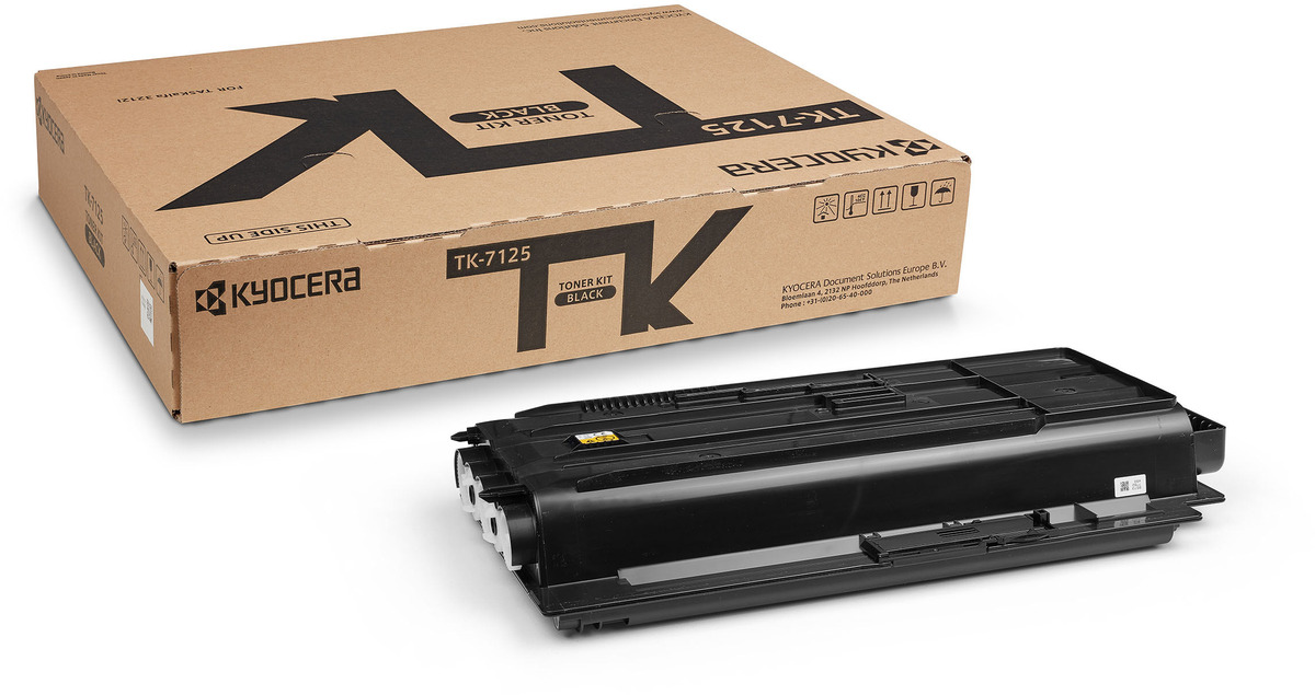 Kyocera Toner TK-7125K Schwarz (bis 20.000 Seiten) Kyocera Toner TK-7125K Schwarz (bis 20.000 Seiten)