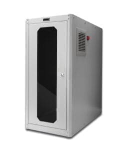 DIGITUS SOHO PC Schrank, inkl. Lüfter und Castorgruppe, Grau