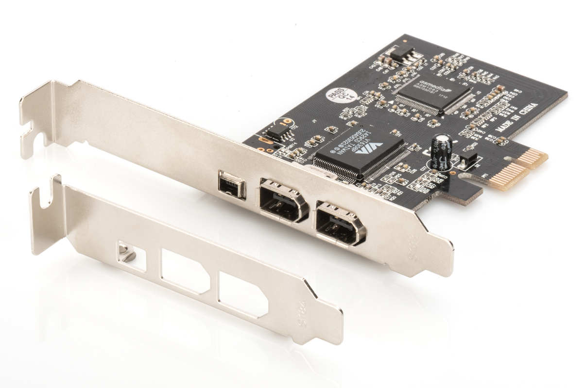 DIGITUS PCI Express Karte, Firewire 1394a (2+1 Port) DIGITUS PCI Express Karte, Firewire 1394a (2+1 Port)