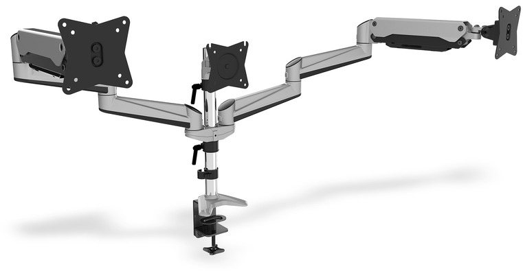 DIGITUS Universal dreifach LED/LCD Tischhalter Gasdruckfeder DIGITUS Universal dreifach LED/LCD Tischhalter Gasdruckfeder