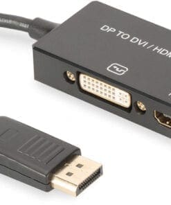 ASSMANN DisplayPort 1in3 Konverterkabel HDMI, DVI, VGA