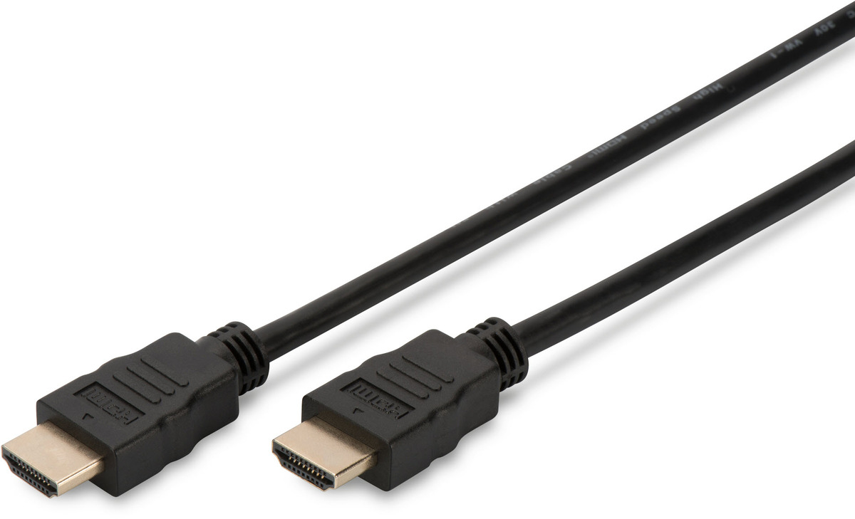 DIGITUS HDMI Anschlusskabel Typ A St/St 5.0m Full HD schwarz DIGITUS HDMI Anschlusskabel Typ A St/St 5.0m Full HD schwarz
