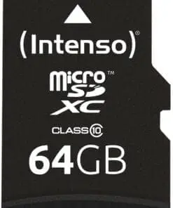Intenso 64GB microSDXC Class 10 + SD-Adapter