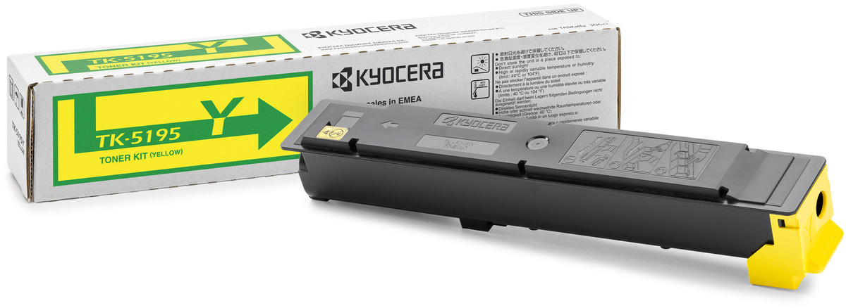 Kyocera Toner TK-5195Y Gelb (bis 7.000 Seiten) Kyocera Toner TK-5195Y Gelb (bis 7.000 Seiten)