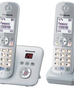 Panasonic KX-TG6822GS perlsilber Duo mit AB