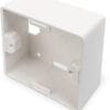 DIGITUS Aufputzrahmen für Keystone Leerdosen 80x80 mm, Deutsch