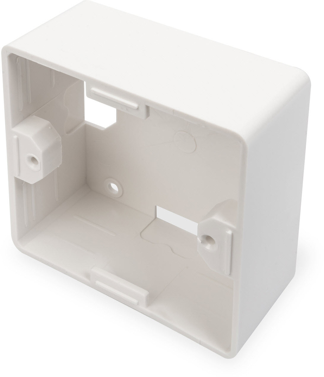 DIGITUS Aufputzrahmen für Keystone Leerdosen 80x80 mm, Deutsch DIGITUS Aufputzrahmen für Keystone Leerdosen 80x80 mm, Deutsch