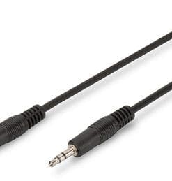 DIGITUS Audio Anschlusskabel, 3.5mm St/St, 2.50m, schwarz