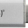 Sie verlieren regelmäßig die schützende Kappe ihres USB Sticks? Umgehen Sie das Problem und vertrauen Sie auf den Basic Line von Intenso. Dank praktischem Schwenkbügel ist die Kappe im USB Design integriert, sodass die Suche nach verschwundenen Kappen entfällt. Mit Lesegeschwindigkeiten von 28 MB/s und Schreibgeschwindigkeiten von 6,5 MB/s können Dateien im Handumdrehen gespeichert werden. Eine grüne Leuchte signalisiert den aktiven Datentransfer.
