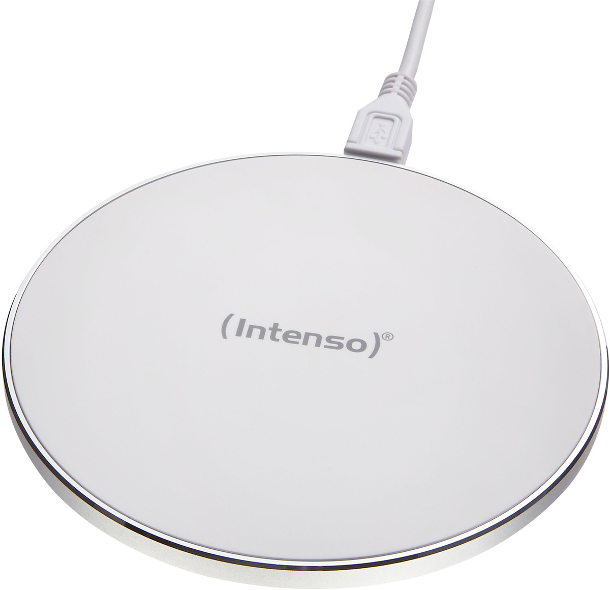 Intenso Wireless Charger Alu + Fast Charge Adapter Qi Weiß Intenso Wireless Charger Alu + Fast Charge Adapter Qi Weiß