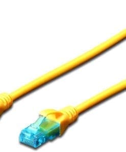 DIGITUS CAT 5e U-UTP Patchk. Cu, PVC AWG 26/7, 1 m, GE