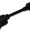 ASSMANN DisplayPort Adapterkabel DP-DVI 0.15m DP 1.1a sw. Dieser digitale HD Video-/Audio Adapter / Konverter eignet sich z.B. ideal zum Anschluss eines MacBook, MacBook Air, MacBook Pro, iMac®, Mac Mini und Mac Pro an einen HDMI-Monitor oder Beamer, LCD-/TFT-Monitor, LED- oder plasma TV über ein HDMI-Kabel.