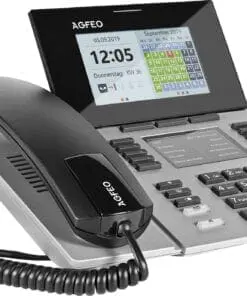 AGFEO Systemtelefon ST56 IP SENSORfon silber