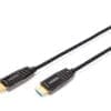 DIGITUS HDMI AOC Hybrid LWL Kabel, UHD 8K, Typ-A St/St, 30m Dieses passive Full HD (1080p) taugliche Kabel, dient beispielsweise dem Anschluss von 2 Fernsehern oder Monitoren an die Schnittstelle des PC´s oder Notebooks. Die gleichzeitige Nutzung der Endgeräte ist nicht möglich.