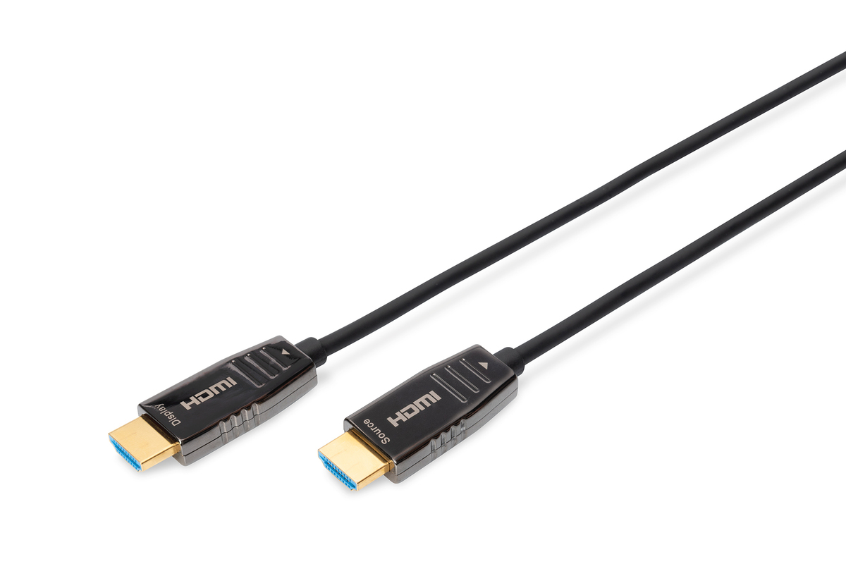 DIGITUS HDMI AOC Hybrid LWL Kabel, UHD 8K, Typ-A St/St, 30m DIGITUS HDMI AOC Hybrid LWL Kabel, UHD 8K, Typ-A St/St, 30m