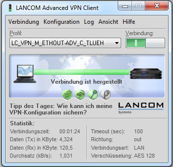LANCOM Advanced VPN Client (1 Licence) für MAC - EMail Versand LANCOM Advanced VPN Client (1 Licence) für MAC - EMail Versand