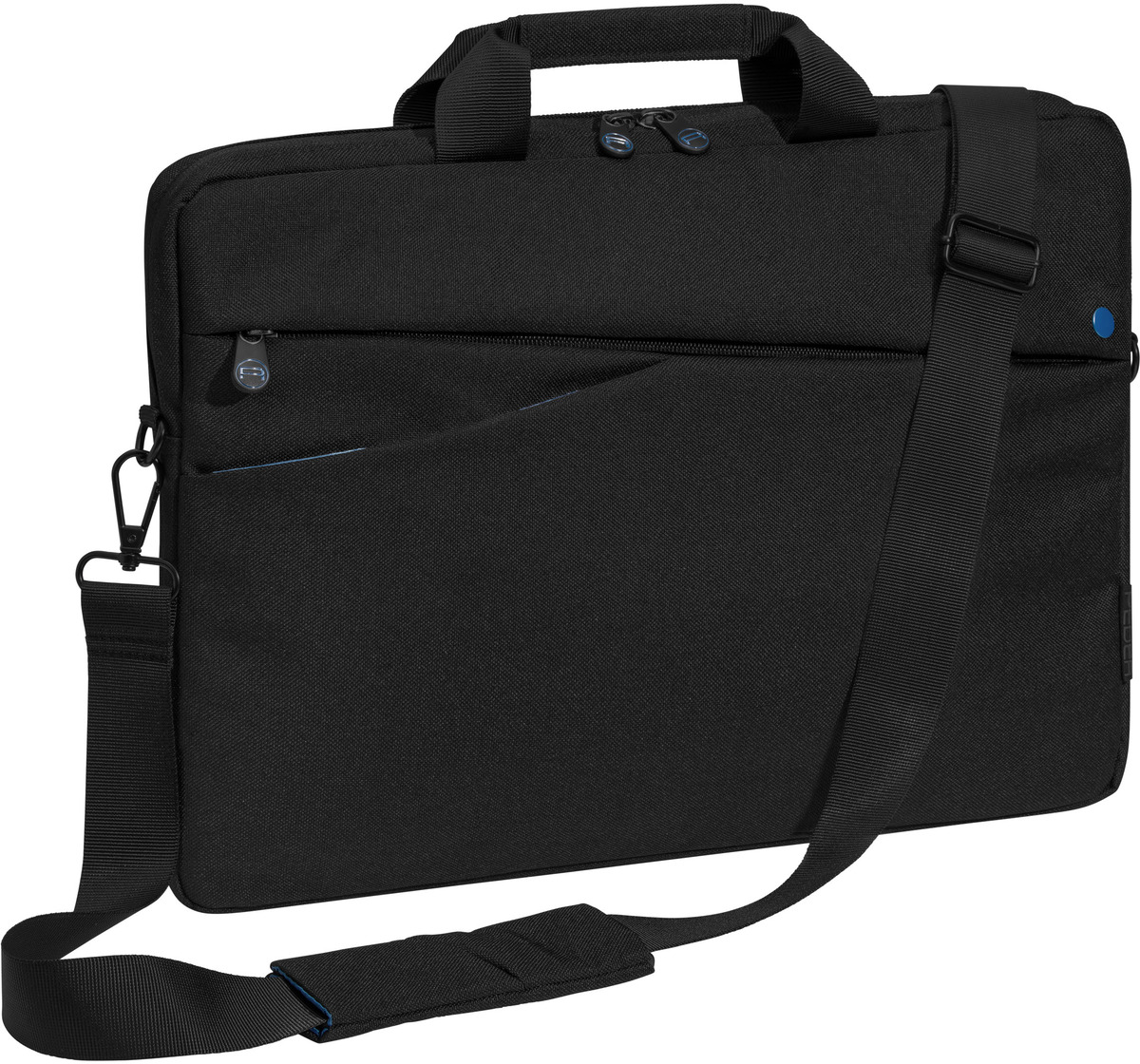 PEDEA Notebooktasche "Fashion" bis 17,3" (43,9cm) schwarz/blau PEDEA Notebooktasche "Fashion" bis 17,3" (43,9cm) schwarz/blau