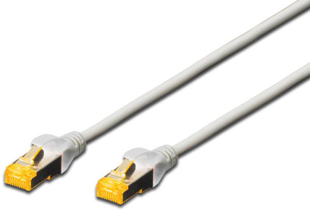 DIGITUS CAT 6A S-FTP Patchk. Cu, LSZH AWG 26/7, 15 m, GR DIGITUS CAT 6A S-FTP Patchk. Cu, LSZH AWG 26/7, 15 m, GR
