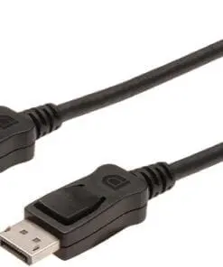 ASSMANN DisplayPort Kabel DP 5.0m Verriegelung DP 1.1a sw.