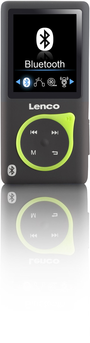 Lenco Xemio-768 MP3-/Videoplayer mit 8GB & BT (Lime) * - best4you