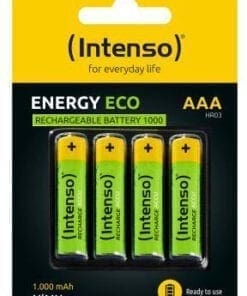 Intenso Batteries Rechargeable Eco AAA HR03 1000mAh 4er Bliste