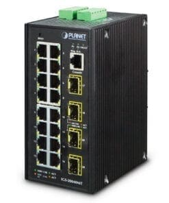 PLANET Industrie L2 Managed Switch 16-Port GE + 4-Port SFP
