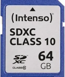 Intenso 64GB Secure Digital Cards SDXC