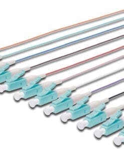 LC Fiber Pigtail , LB, 50/125 µ 12 St., DIN IEC 304 2m, OM3