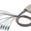 Spleißkassette 12 Pigtails; LC (APC); SM 9/125µ ; LSZH Die hochwertigen LWL Kupplungen von DIGITUS mit Keramik-Ferrule, sind die perfekte Ergänzung für die Spleißboxenkonfektion. Durch die ständigen Qualitätskontrollen und die präzise Fertigung, garantieren die Kupplungen optimale Leistung und Verbindungsqualität.<br>Jede Kupplung ist mit einer Staubschutzkappe versehen, um die Ferrulen vor Verschmutzungen zu schützen. Zudem werden die Kupplungen mit dem passenden Befestigungszubehör ausgeliefert, so dass diese sofort in die Frontblenden eingesetzt und fixiert werden können.<br>Die optimale Performance wird durch den Einsatz der DIGITUS Pigtails erreicht, die ebenso hochqualitativ gefertigt werden und deren Stecker ideal mit den Kupplungen zusammenspielen.