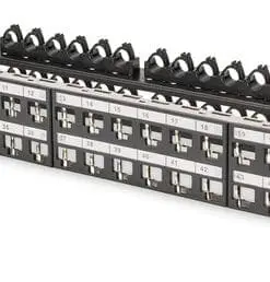 DIGITUS Mod. High Dens. PatchPanel geschirmt, 48-Port, schwarz