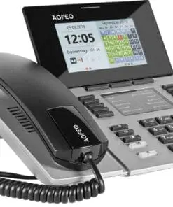 AGFEO Systemtelefon ST56 SENSORfon silber