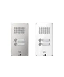 Behnke 5-0053 Serie 5 Unterputz-Set mit 2-Ruftasten (Silber)